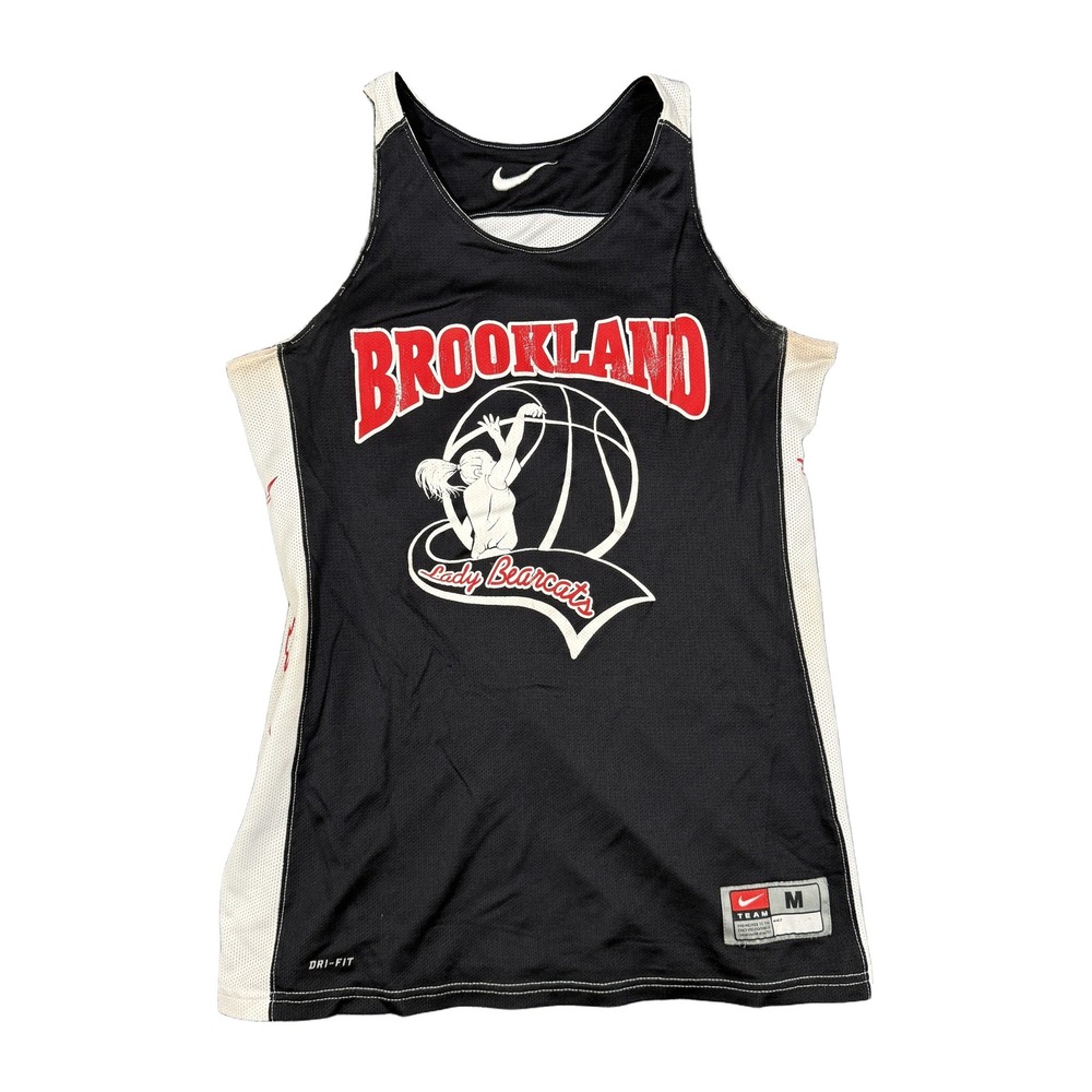 Nike Team Brookland Lady Bearcats Basketball Jersey #15 Black Red White Size M